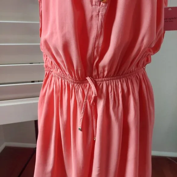 NWT Kate Spade New York Lychee Off the Shoulder Romper Swim Cover Up Sz S - Picture 13 of 16